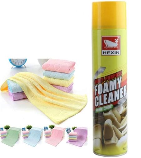 باكيدج ( فوم التنظيف + 5 فوط هدية )