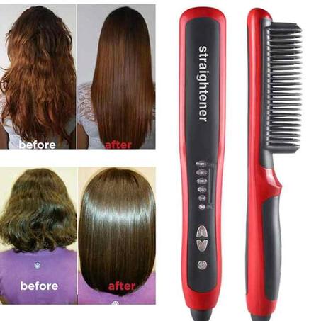 مشط حراري لفرد الشعر 2 في 1