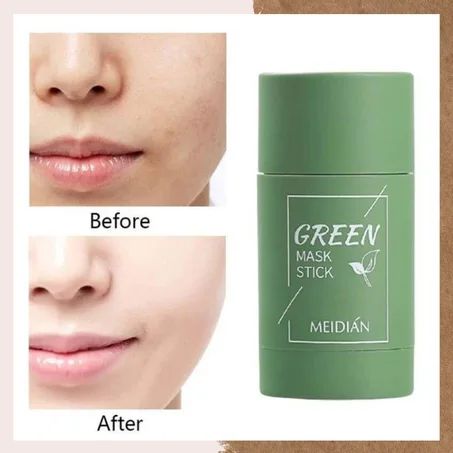 قناع الوجه الأخضر للعناية بالبشرة