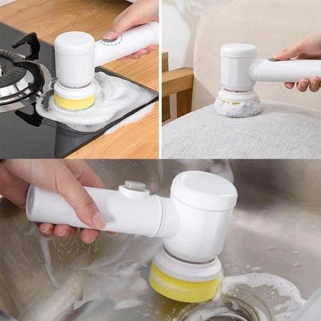 فرشاة كهربائية 5 في 1 ببطارية سحرية