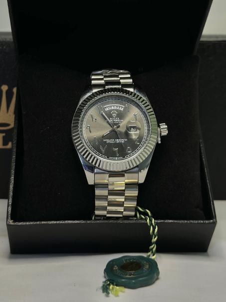 ساعة رولكس رجالية برونزية فاخرة – تصميم عربي أصيل