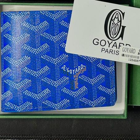 محفظة Goyard الزرقاء