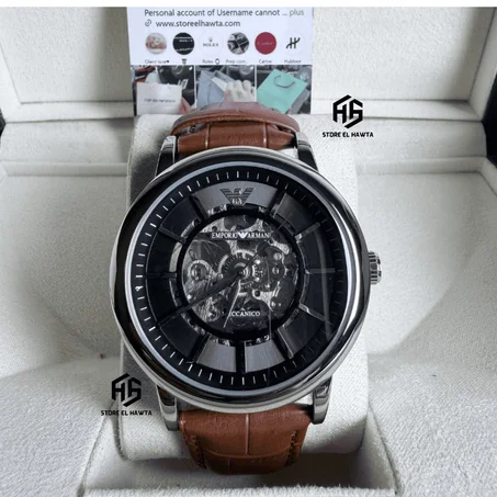 Emporioo Armani Automatique – Élégance Moderne & Mécanisme Visible