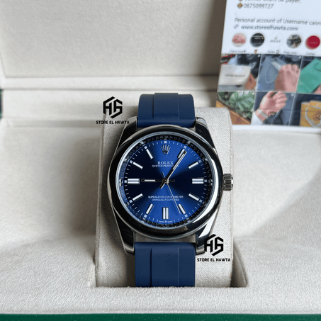 Rolex – R strap Premium - Bracelet-montre caoutchouc motif cordura pour Oyster Perpetual 41mm