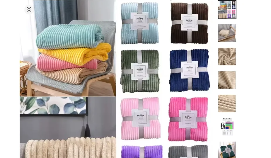 غطاء سريرCouverture en cachemire