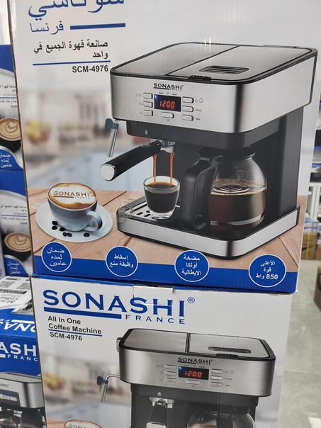 sonashi scm-4976 ألة صنع القهوة
