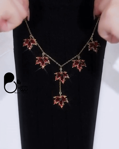 قلادة لنساء 💃 إيطالية الصنع من الزرکون الاحمر ❤️ G4UhyT5iT4fqQLxKtqW1JOtBBgy9XQIqEaS5yC9X