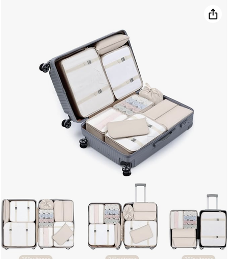 🧳 مجموعة تنظيم الحقائب – رفيقك المثالي للسفر! ✈️