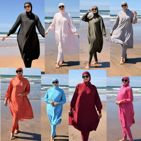 بوركيني بالحجاب والسروال أنيق وعصري بفصالة ممتازة 😍