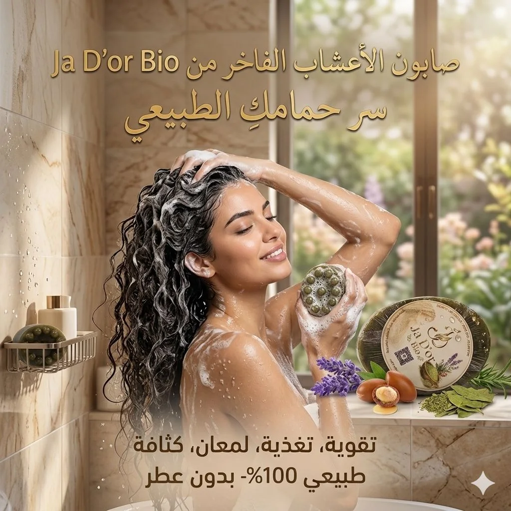 5-صابون الاعشاب Ja D'or Bio لعلاج تساقط الشعر بدون عطر