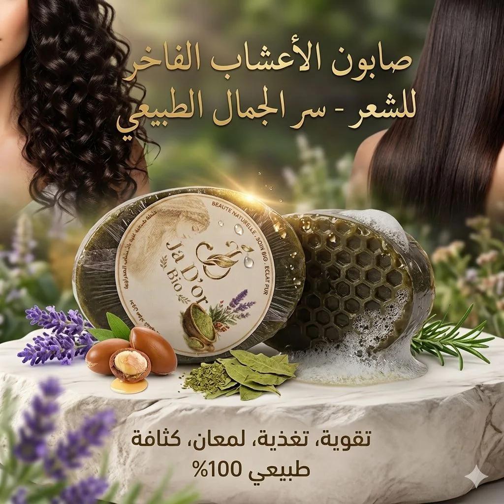5-صابون الاعشاب Ja D'or Bio لعلاج تساقط الشعر بدون عطر