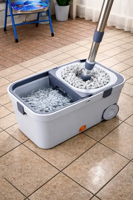 Spin Mop 360° – تنظيف سهل وسريع بلا تعب ✨