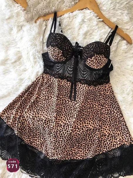 لانجيري دنتيل مبطن بوش اب