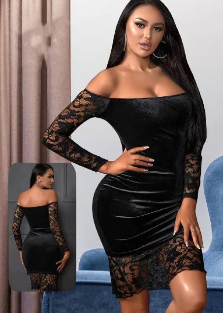 لانجيري قطيفه وكم دنتيل الكود 0457