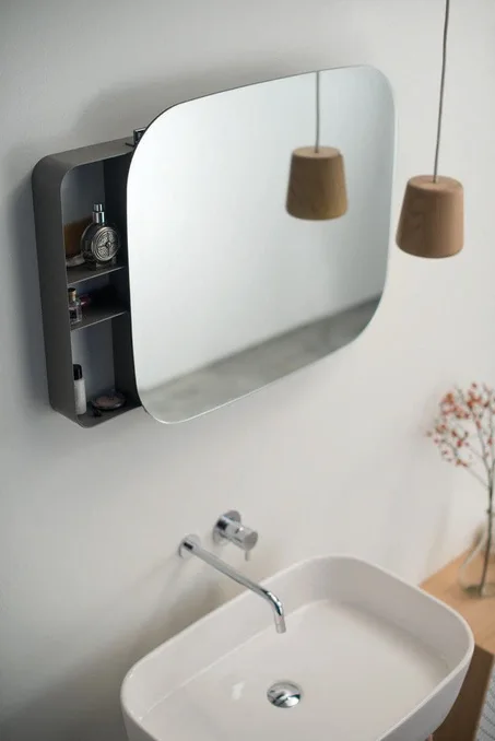 مرايا جرار+وحدة ارفف خلفية