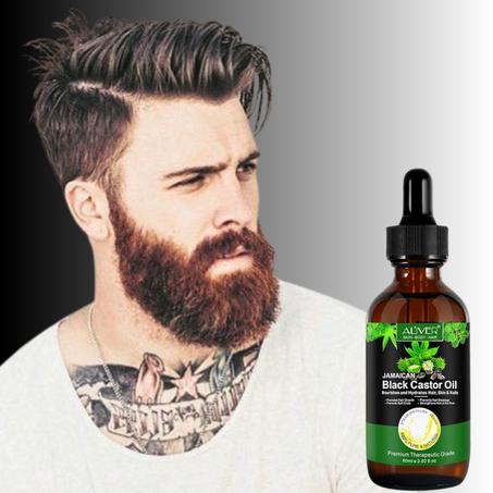 Jamaican Black Castor Oil – 100% Natural Beard Growth & Repair Treatment