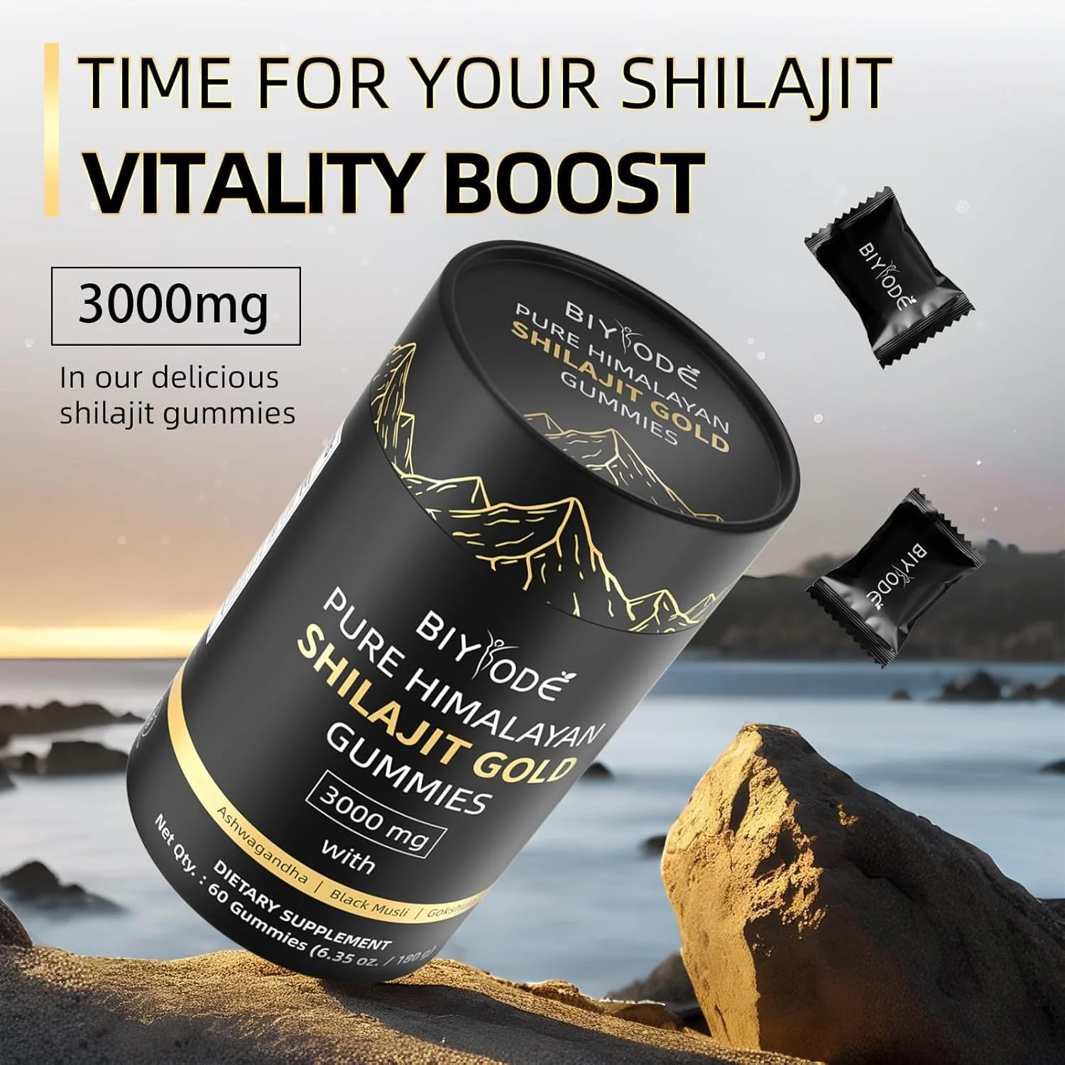 Pure Himalayan Shilajit Gold Gummies