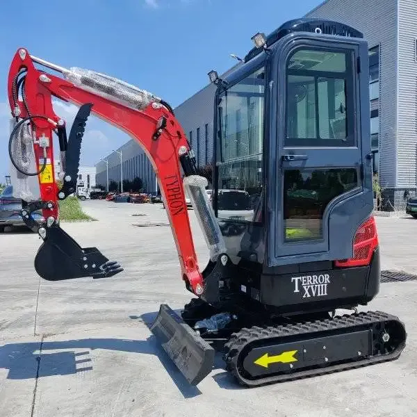 TYPHON TERROR XVIII Prestige 2 Ton Mini Excavator KUBOTA D902 Diesel Engine USA with 12 attachments