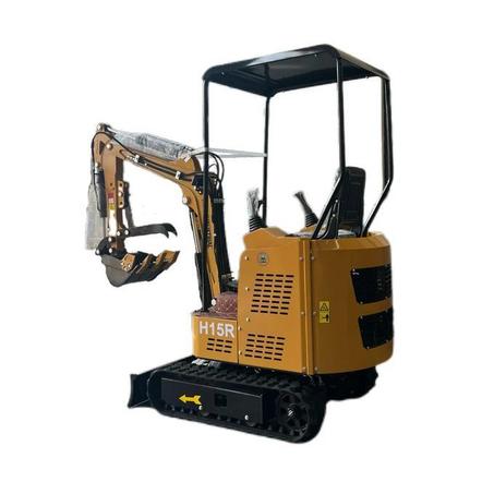 AGT 2025 Latest model H15R 1.5 Ton 13.5HP Mini & Small Excavator, With Pilot System Gasoline Yellow Design For Sale| AGT-H15R