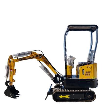 TYPHON TERROR X STORM Mini Excavator – 1 Ton Trench Digger with Canopy, Hydraulic Thumb Clip, Bucket USA