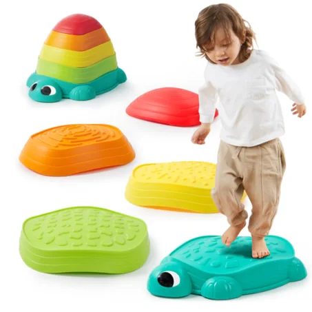 جويين مجموعة من 5 قطع من أحجار توازن السلاحف