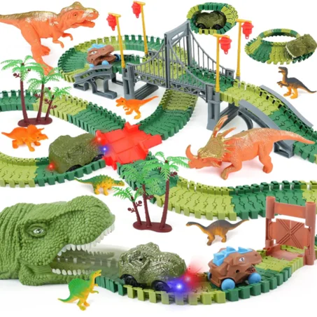 ألعاب مسارات الديناصورات للأطفال