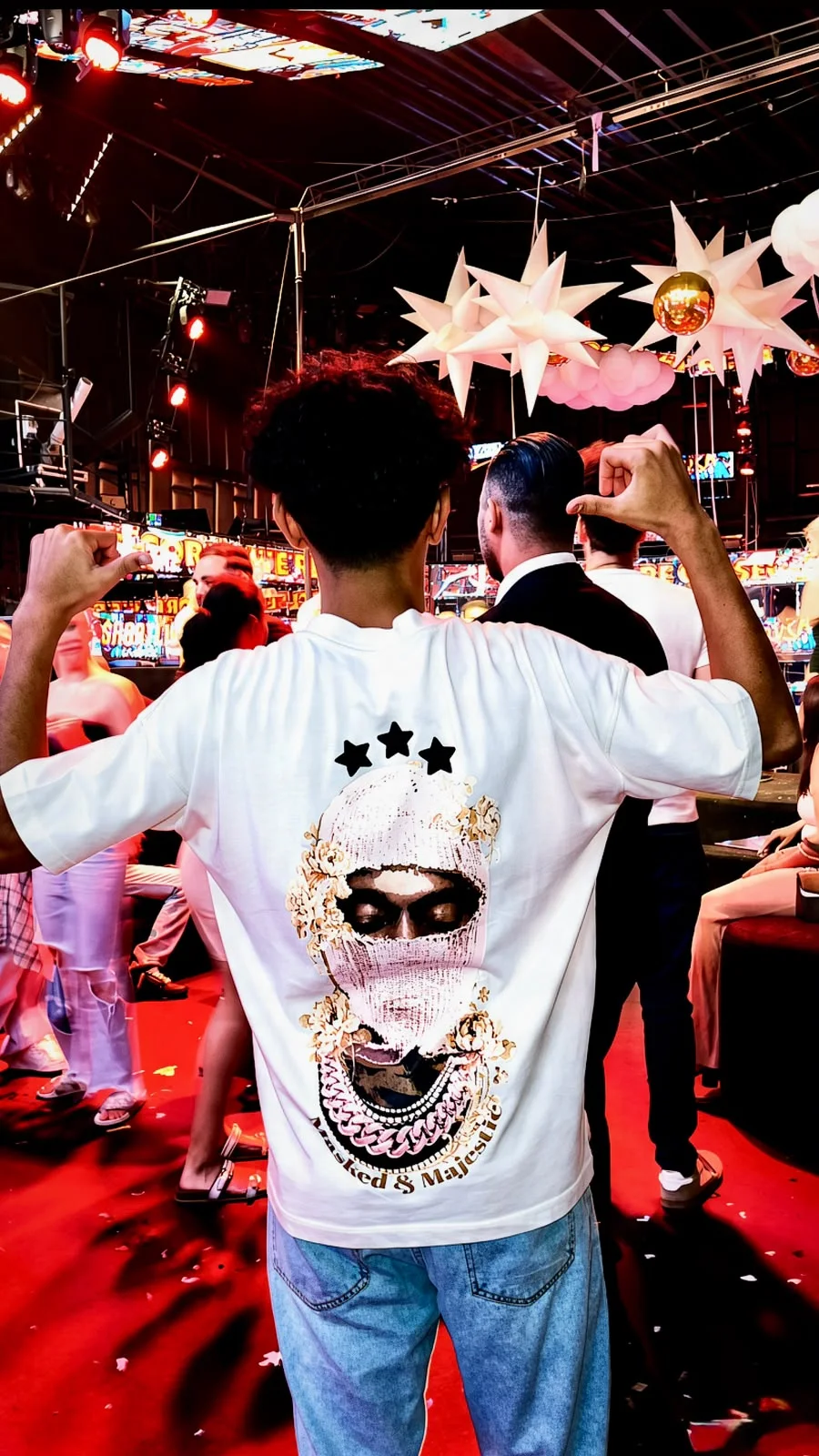 MASKED & MAJESTIC T-SHIRT WHITE
