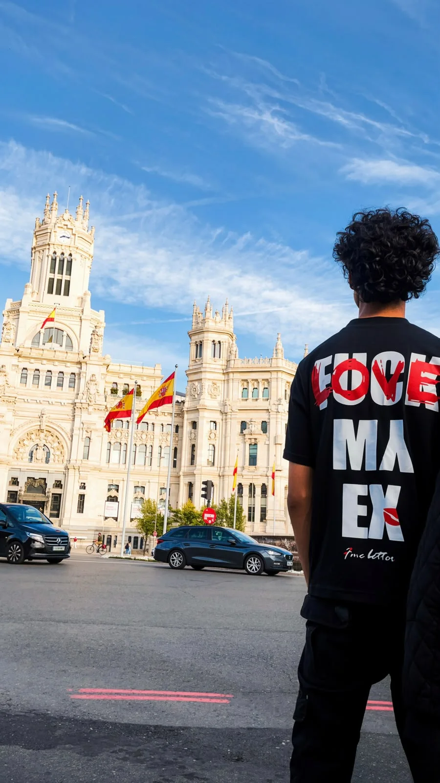 FUCK LOVE LOVE MY  EX T-SHIRT BLACK