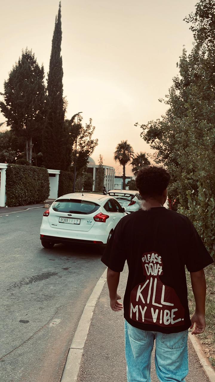 DON'T KILL MY VIBE T-SHIRT BLACK