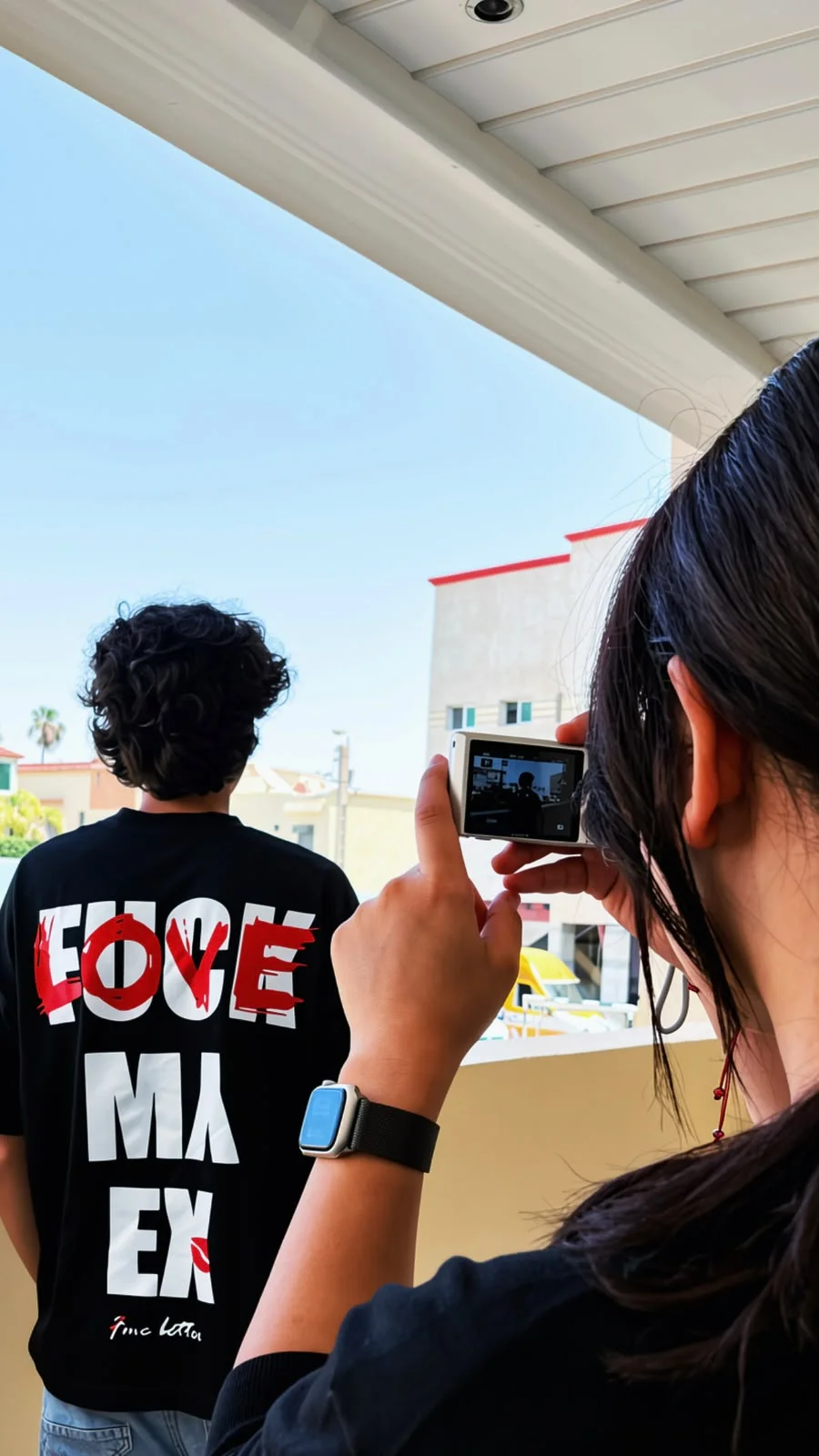 FUCK LOVE LOVE MY  EX T-SHIRT BLACK