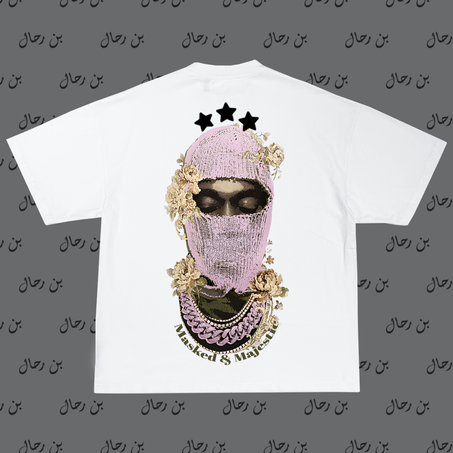MASKED & MAJESTIC T-SHIRT WHITE