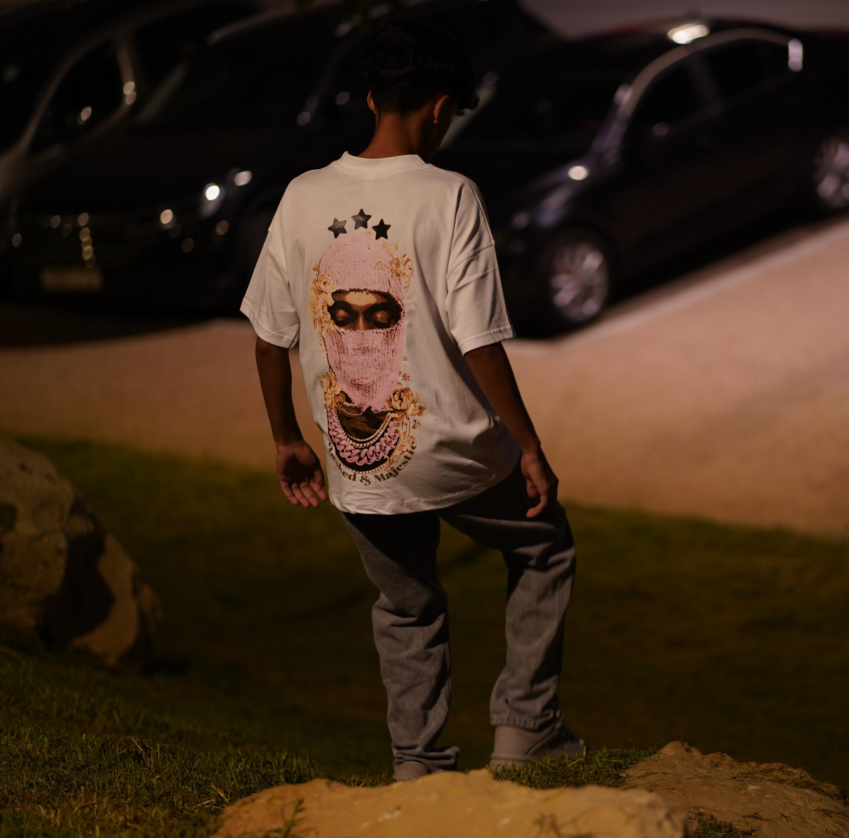 MASKED & MAJESTIC T-SHIRT WHITE