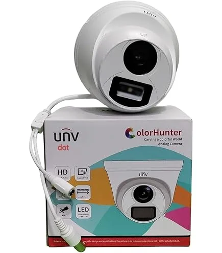 Caméra Analogique Tourelle 5 MP UNV HD (UAC-T115-F28) avec Objectif 2.8 mm et Vision IR et Audio