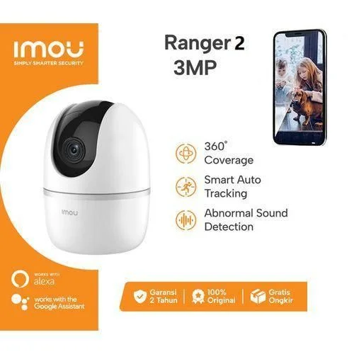 Caméra WiFi Imou Ranger 2 – Blanche – 3MP 360°