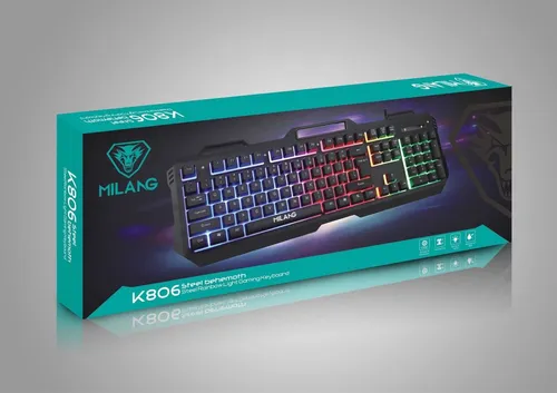 Clavier Teclado Gaming Alambrico Milang K806