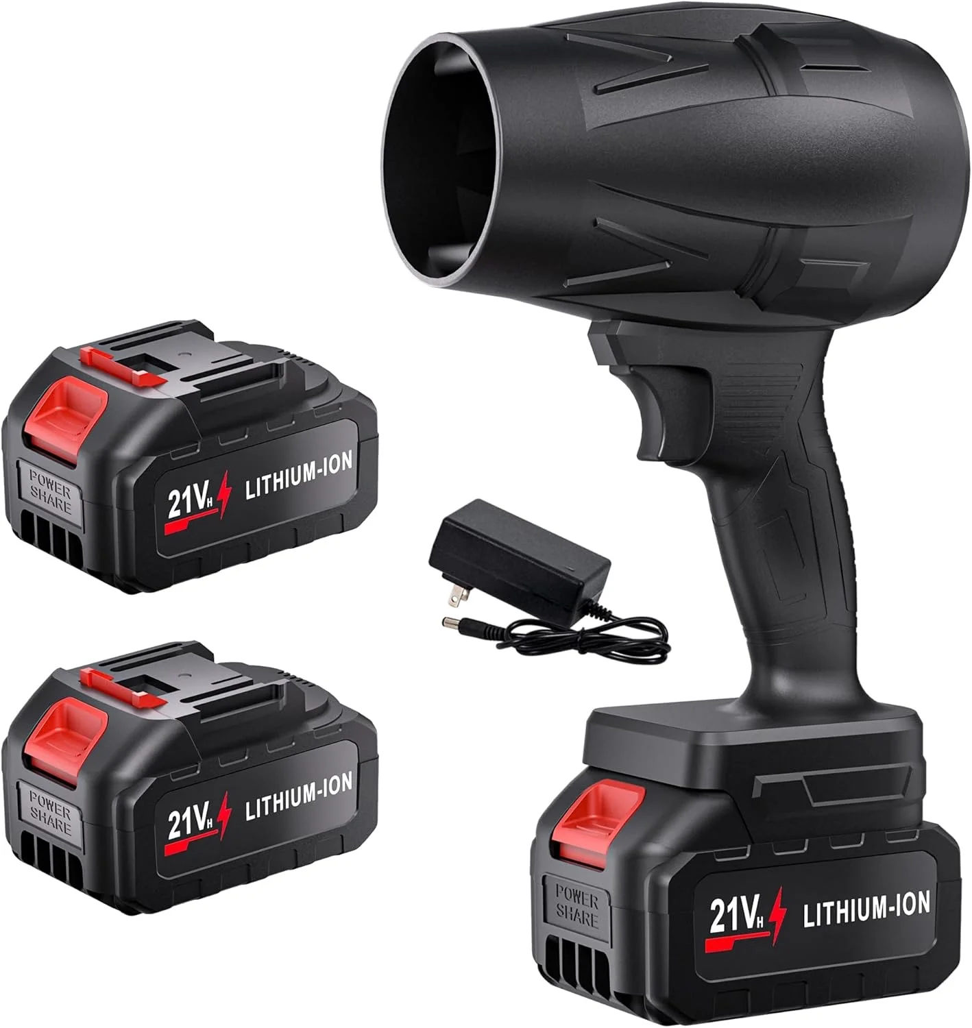 Souffleur de feuilles sans fil – 130 000 tr/min – Turbo – Batterie