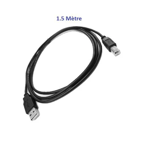 Câble Imprimante USB 2.0 – Neuf – Longueur 1.5 m
