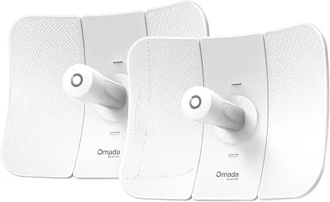 Omada Beam Bridge 5 UR KIT – Pont Sans Fil 5GHz 867Mbps Longue Portée jusqu’à 15 km