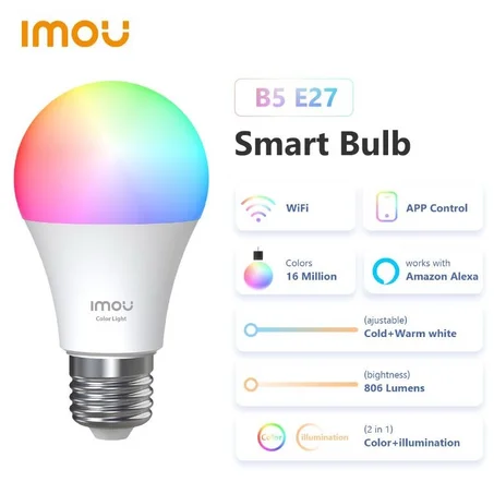 IMOU Bulb B5 Smart WiFi Multicolor Light