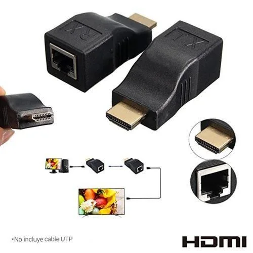 60M HDTV Extender HDMI to Réseau (RJ45)