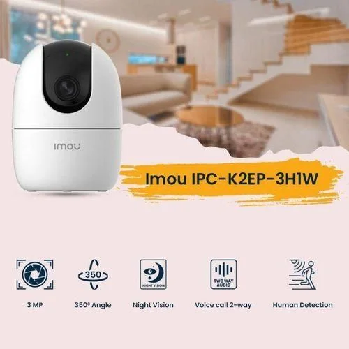 Caméra WiFi Imou Ranger 2 – Blanche – 3MP 360°