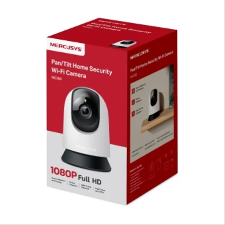 Caméra MC200 de surveillance 1080p WiFi panoramique/inclinable