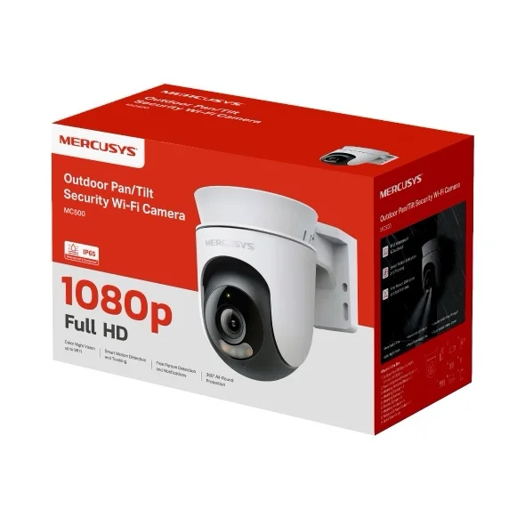 MERCUSYS CAMÉRA DE SURVEILLANCE 1080P WIFI PANORAMIQUE/INCLINABLE