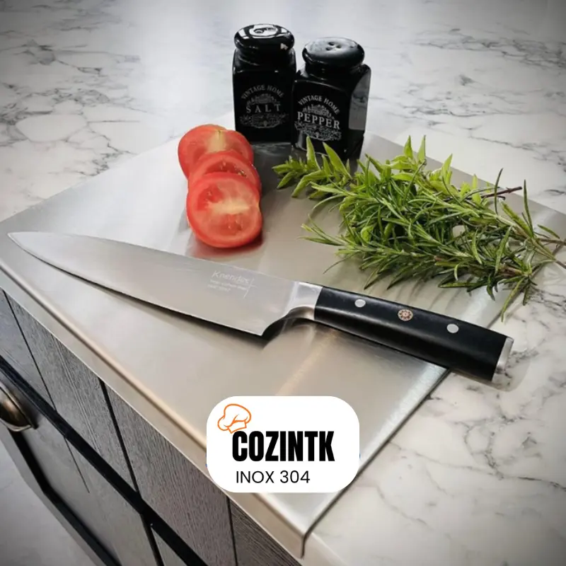 لوح التقطيع من الاينوكس - Planche de découpe en INOX