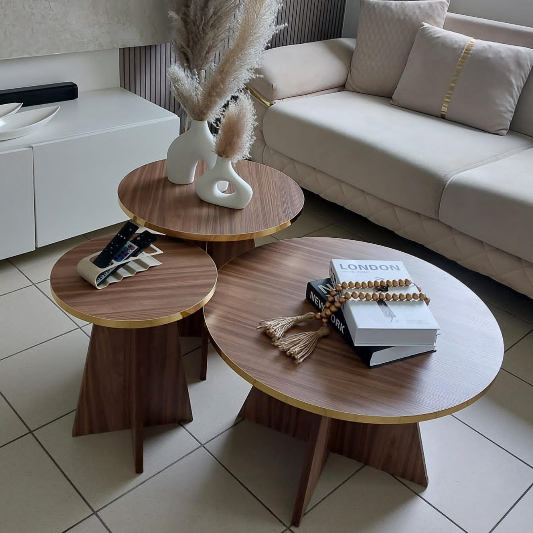 trio table basses