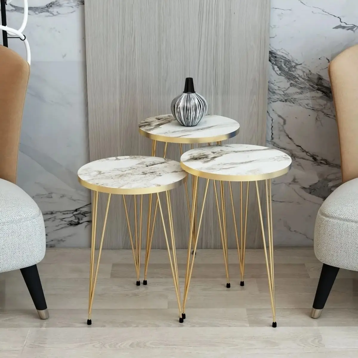 trio table basses