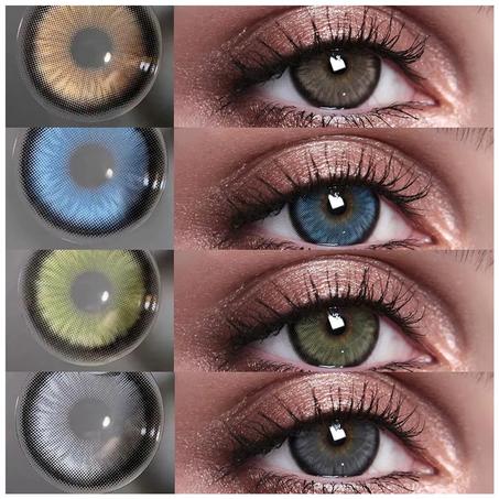 أطلق سحر اللون في عينيك – عدسات زرقاء وخضراء تضج بالحياة