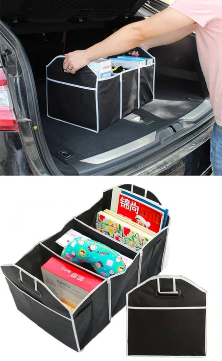 Boîte de rangement de coffre de voiture