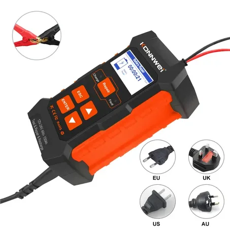 KONNWEI KW520 12V10A 24V5A Testeur Chargeur de batterie