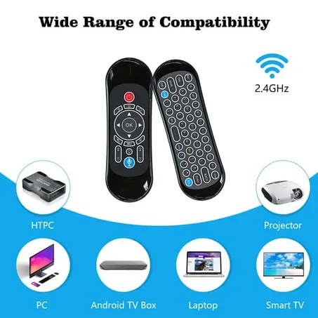 Air Mouse + Mini clavier pour SmartTV